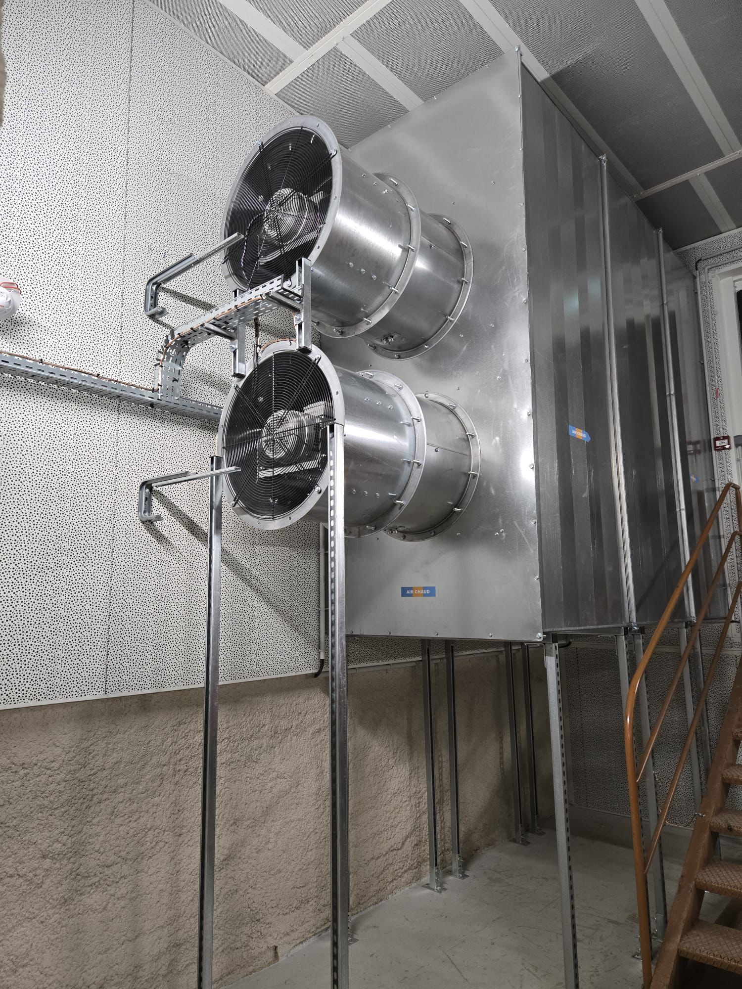 Mise en place d'un Plenum GE sur Structure